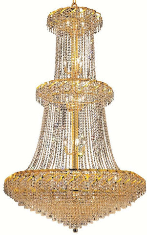 ZC121-ECA4G42G/EC By Regency Lighting - Belenus Collection Gold Finish 32 Lights Foyer/Hallway