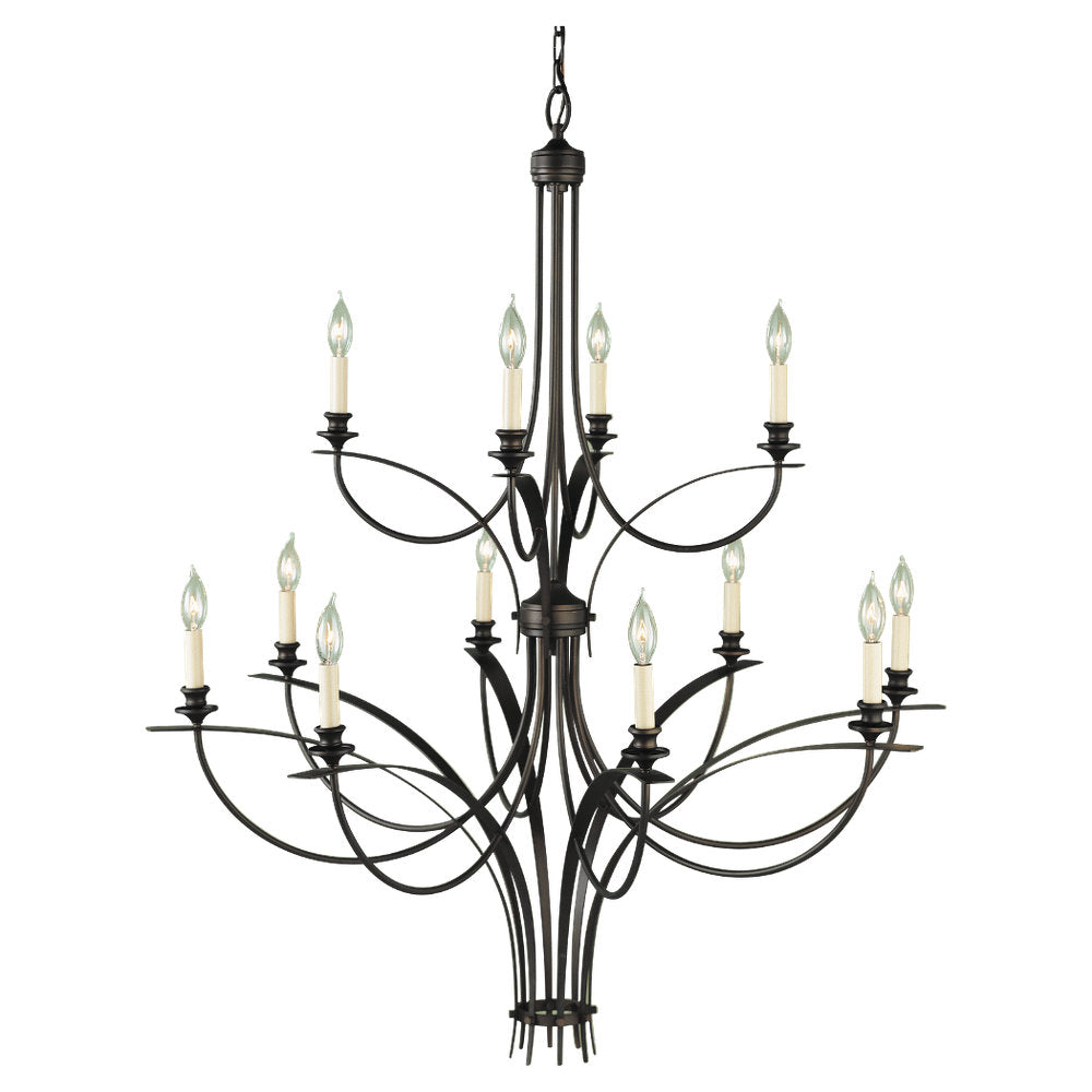 Murray Feiss 12 Bulb Oil Rubbed Bronze Chandelier - C140-F1891/8+4ORB