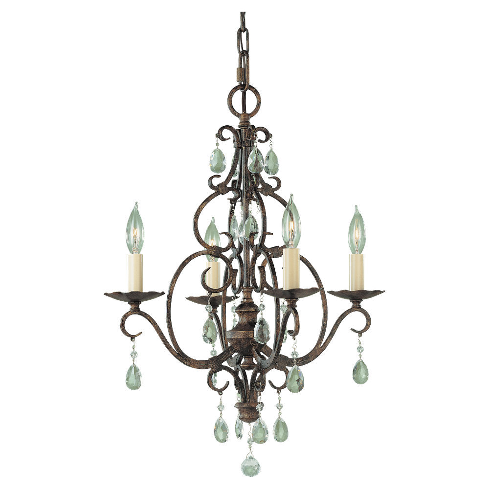 Murray Feiss 4 Bulb Mocha Bronze Chandelier - C140-F1904/4MBZ