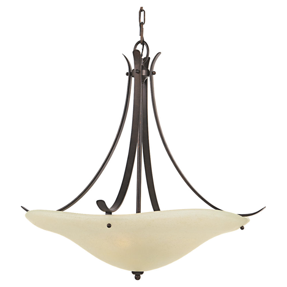 Murray Feiss 3 Bulb Grecian Bronze Chandelier - C140-F2046/3GBZ