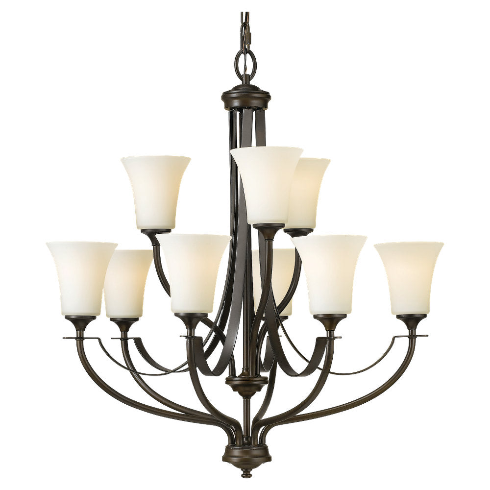 Murray Feiss 9 Bulb Oil Rubbed Bronze Chandelier - C140-F2253/6+3ORB