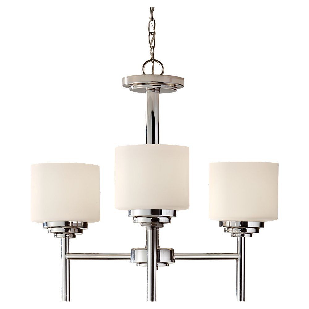 Murray Feiss 3 Bulb Polished Nickel Chandelier - C140-F2765/3PN