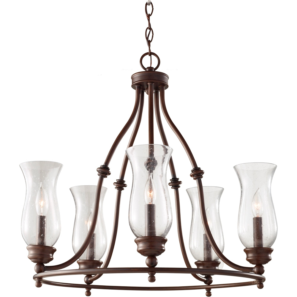 Murray Feiss 5 Bulb Heritage Bronze Chandelier - C140-F2783/5HTBZ