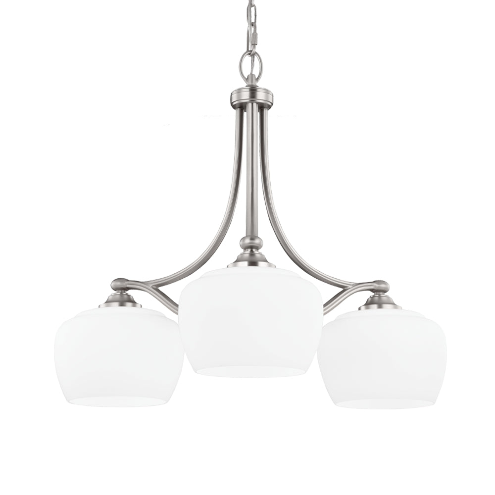Murray Feiss 3 - Light Chandelier Satin Nickel - C140-F2964/3SN
