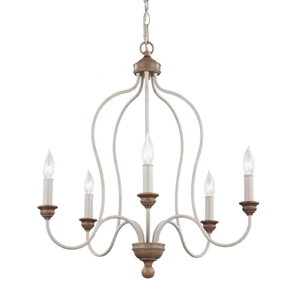 Murray Feiss 5 - Light Chandelier - C140-F2998/5CHKW/BW