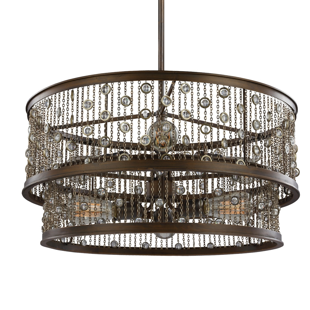Murray Feiss 6 - Light Chandelier - C140-F3048/6CSTB