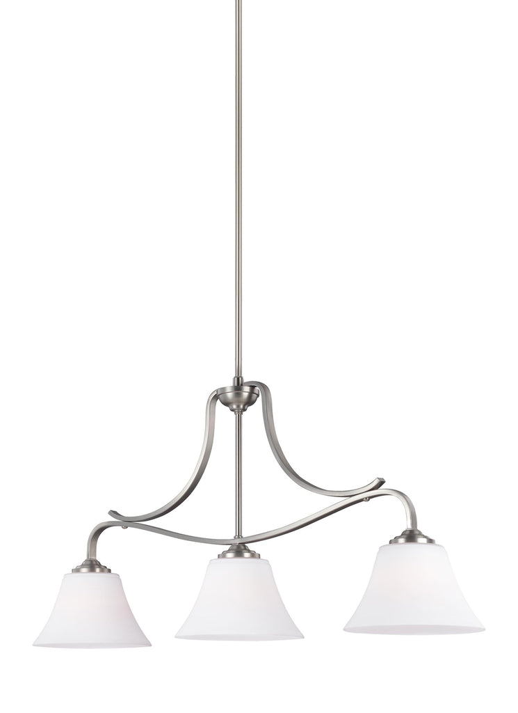 Murray Feiss 3 - Light Island Pendant Satin Nickel - C140-F3068/3SN