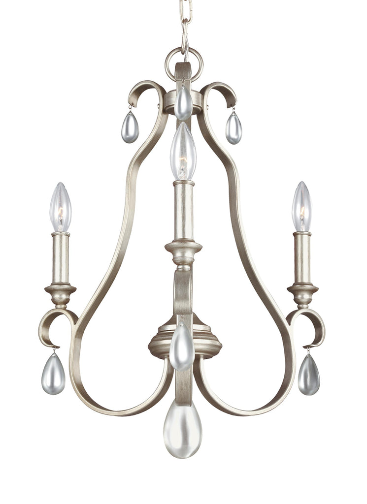 Murray Feiss 3 - Light Chandelier Sunrise Silver - C140-F3069/3SRS