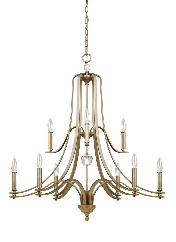 Murray Feiss 9 - Light Chandelier Sunset Gold - C140-F3076/9SG