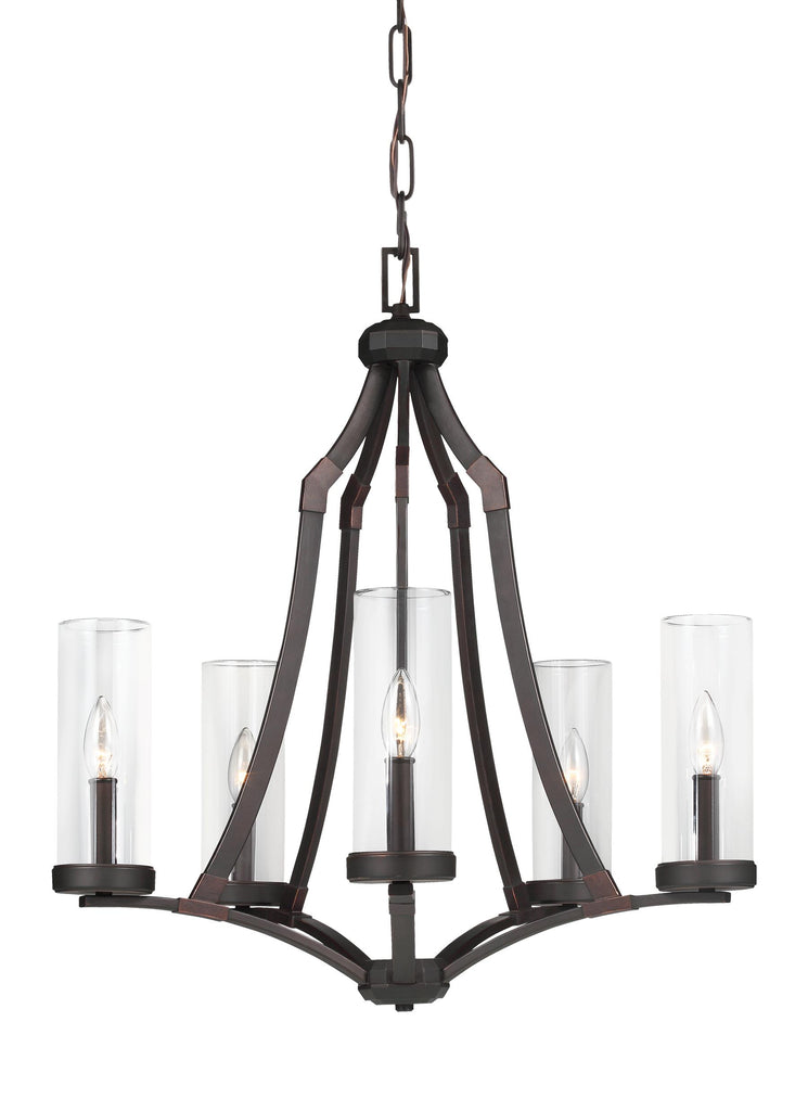 Murray Feiss 5 - Light Chandelier Dark Antique Copper / Antique Copper - C140-F3080/5DAC/AC