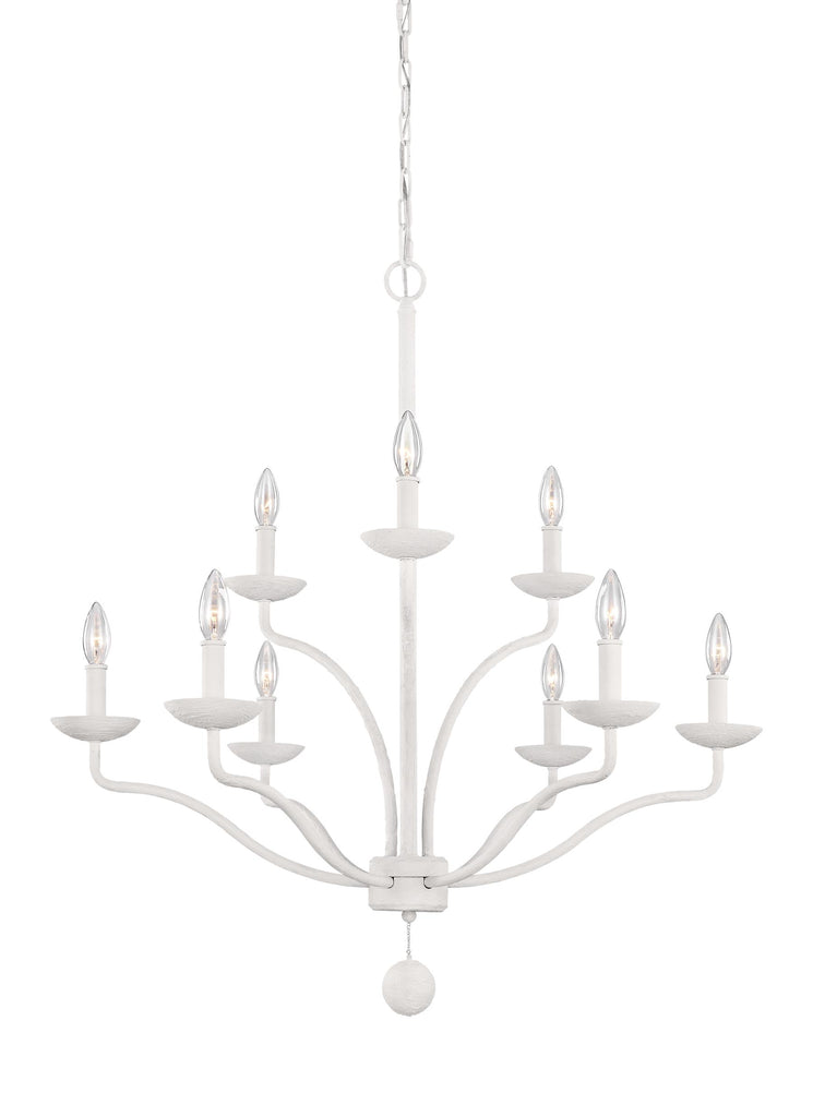 Murray Feiss 9 - Light Chandelier - C140-F3131/9PSW