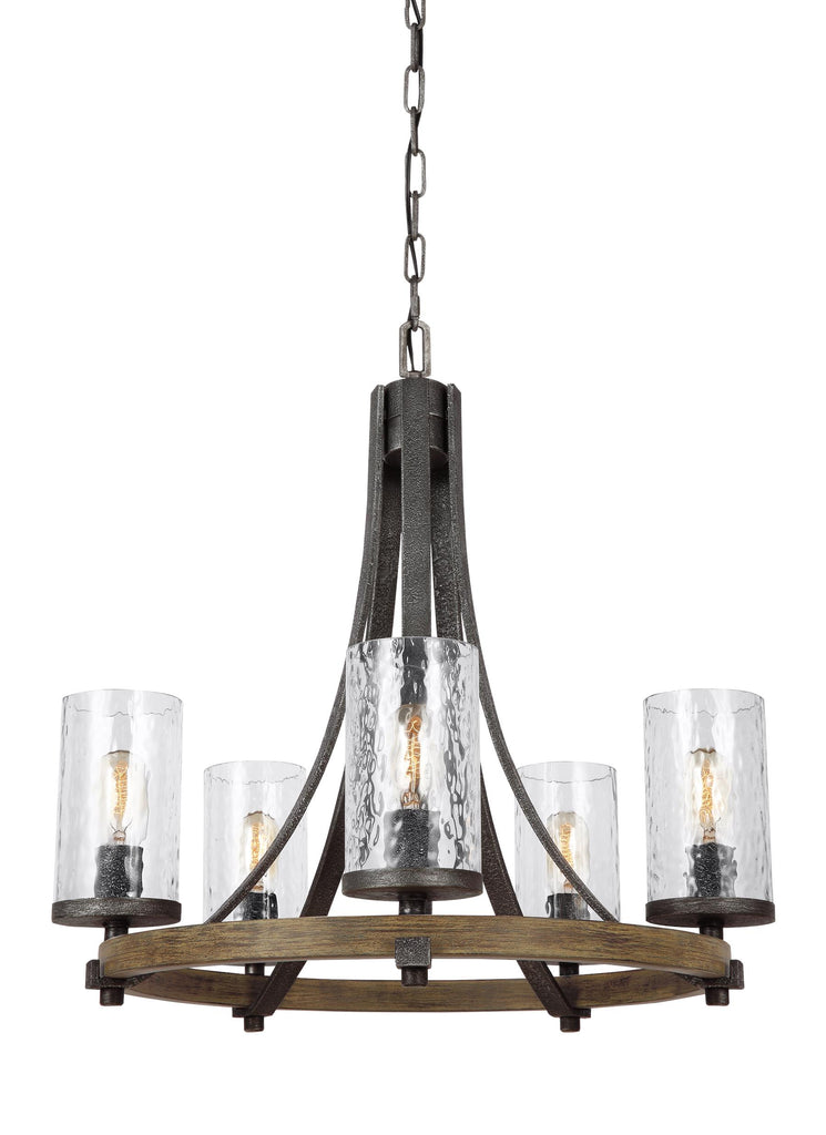 Murray Feiss 5 - Light Chandelier - C140-F3133/5DWK/SGM