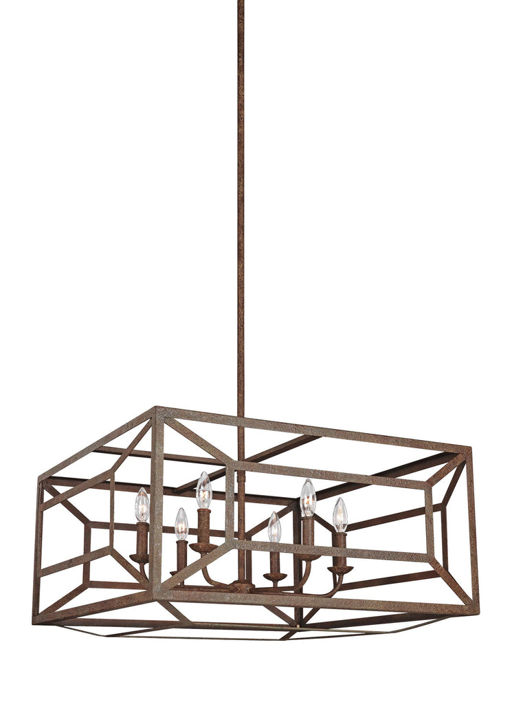 Murray Feiss 6 - Light Chandelier - C140-F3172/6WI