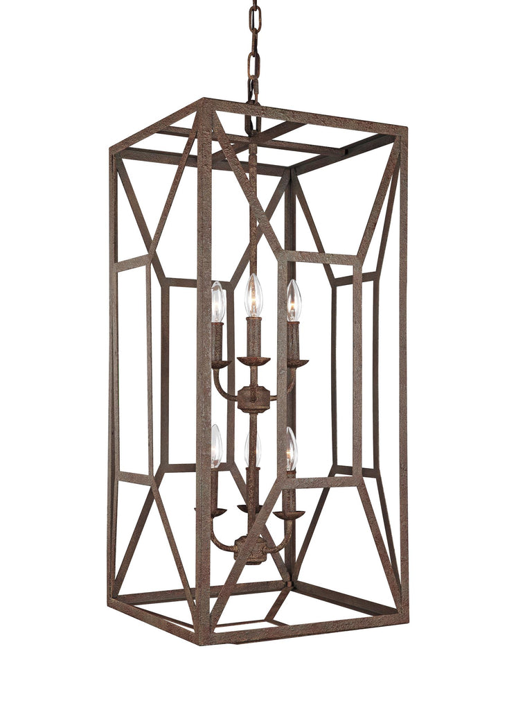 Murray Feiss 6 - Light Foyer Chandelier - C140-F3174/6WI