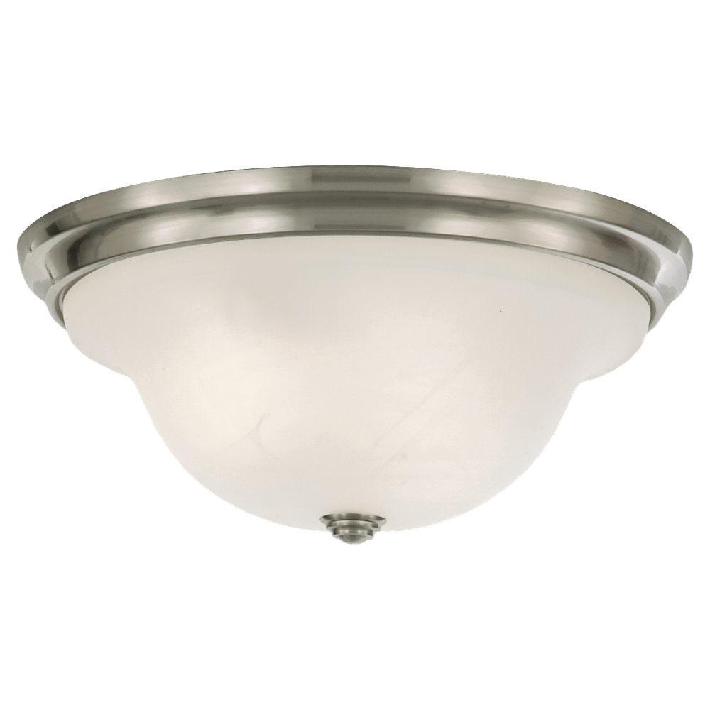Murray Feiss 3 Bulb Brushed Steel Flushmount - C140-FM252BS