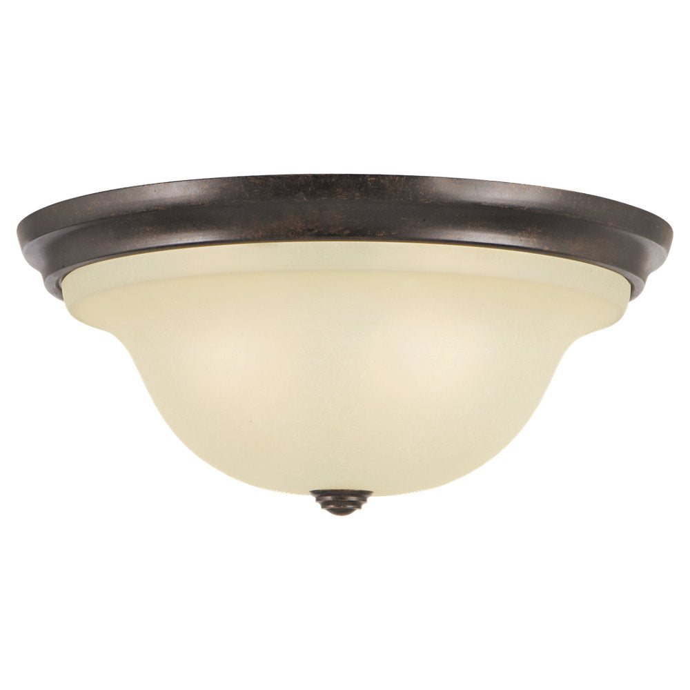 Murray Feiss 3 Bulb Grecian Bronze Flushmount - C140-FM252GBZ