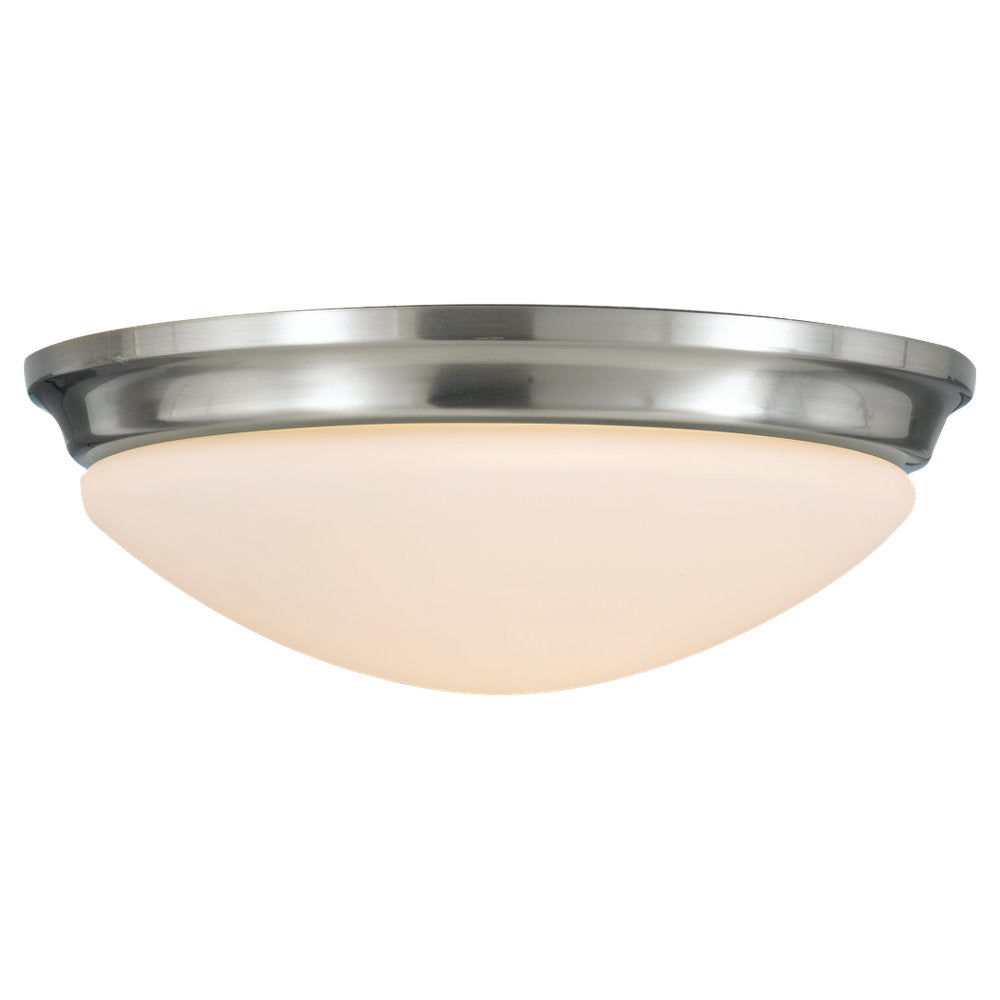 Murray Feiss 2 Bulb Brushed Steel  Flushmount - C140-FM272BS