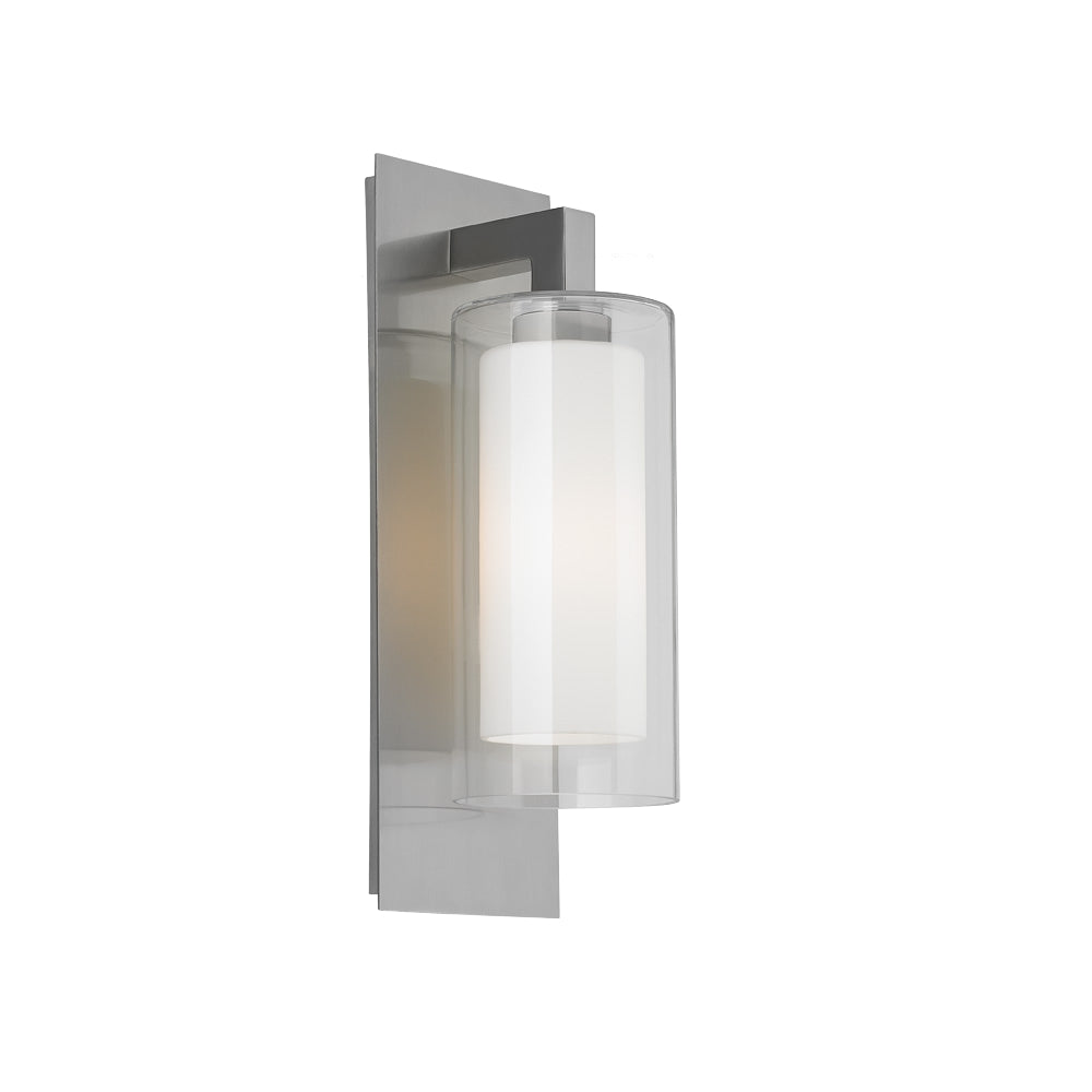 Murray Feiss 1 Bulb Brushed Steel Outdoor Lantern - C140-OL13001BS