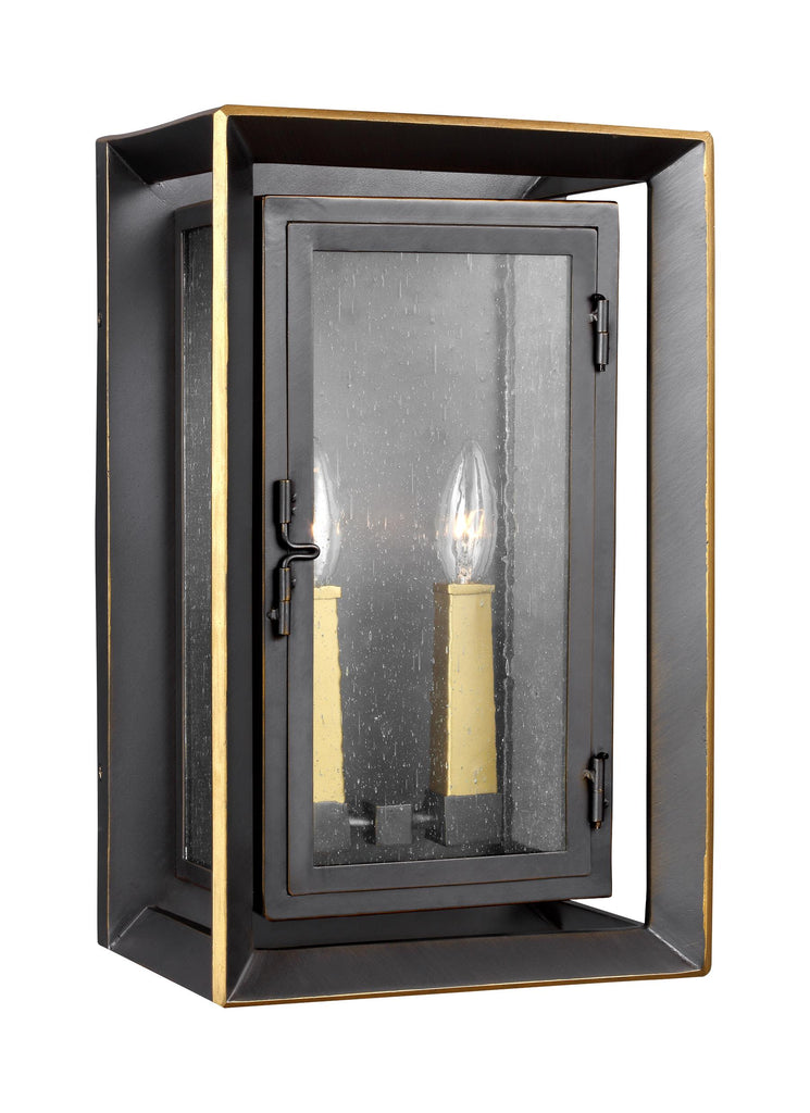 Murray Feiss 2 - Light Outdoor Wall Lantern - C140-OL13802ANBZ/PBB