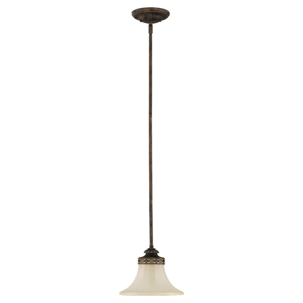 Murray Feiss 1 Bulb Walnut Pendant - C140-P1114WAL