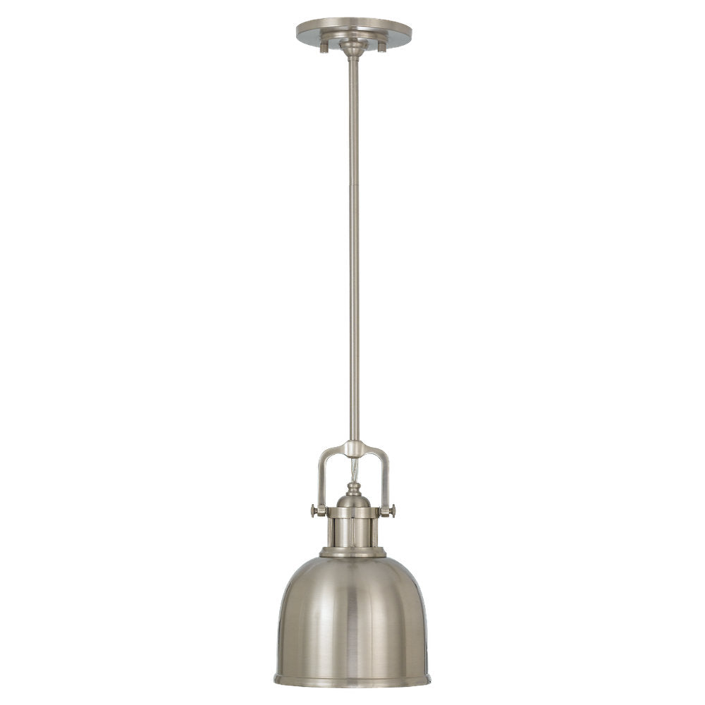 Murray Feiss 1 Bulb Brushed Steel Pendant - C140-P1145BS