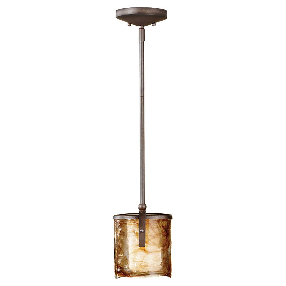 Murray Feiss 1 Bulb Roman Bronze Chandelier - C140-P1230RBZ