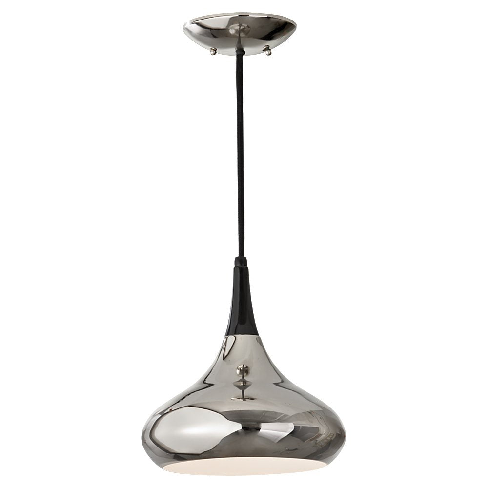 Murray Feiss 1 Bulb Polished Nickel Chandelier - C140-P1253PN