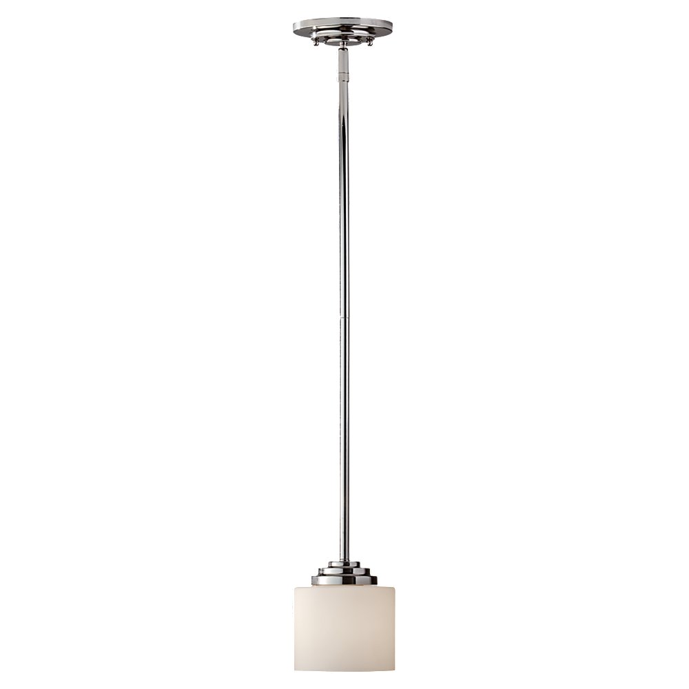 Murray Feiss 1 Bulb Polished Nickel Pendant - C140-P1263PN