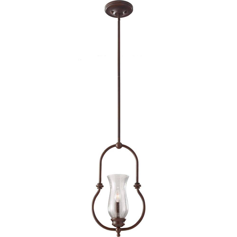 Murray Feiss 1 Bulb Heritage Bronze Chandelier - C140-P1268HTBZ