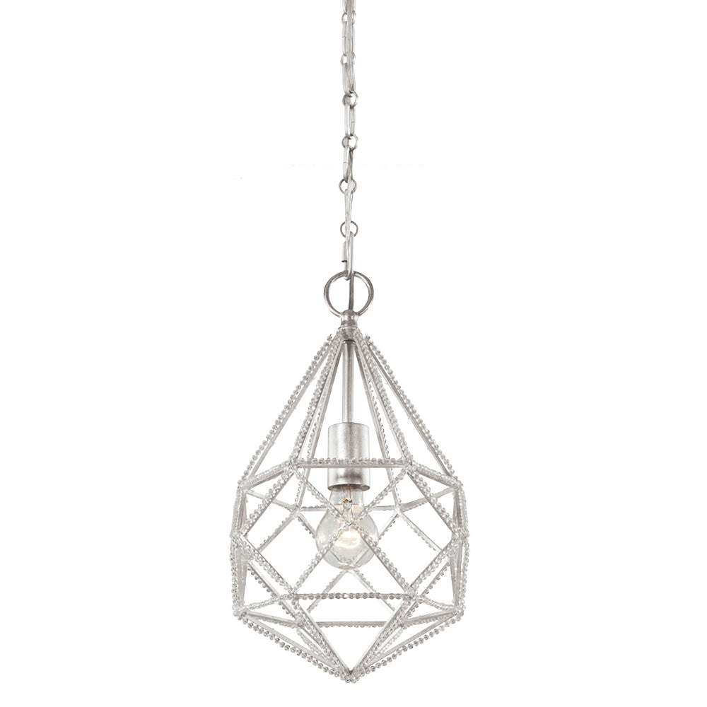 Murray Feiss 1 Bulb Silver Pendant - C140-P1313SLV