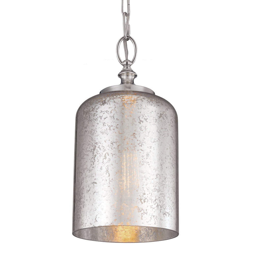 Murray Feiss 1 Bulb Polished Nickel Pendant - C140-P1320PN