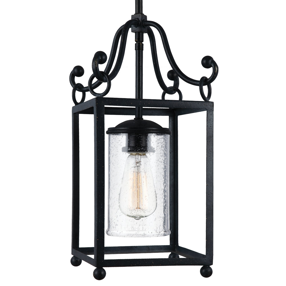 Murray Feiss 1 - Light Declaration Mini-Pendant Antique Forged Iron - C140-P1331AF
