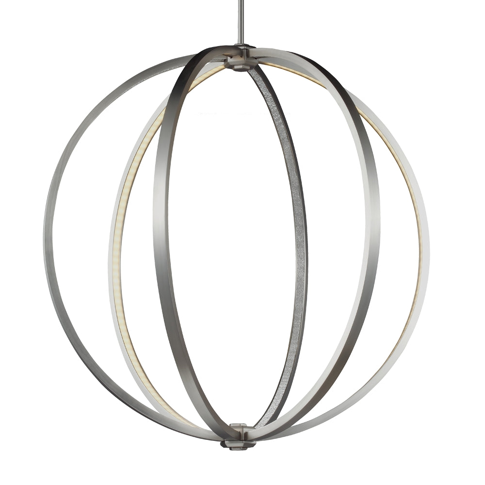 Murray Feiss 30" LED Globe Pendant - C140-P1393SN