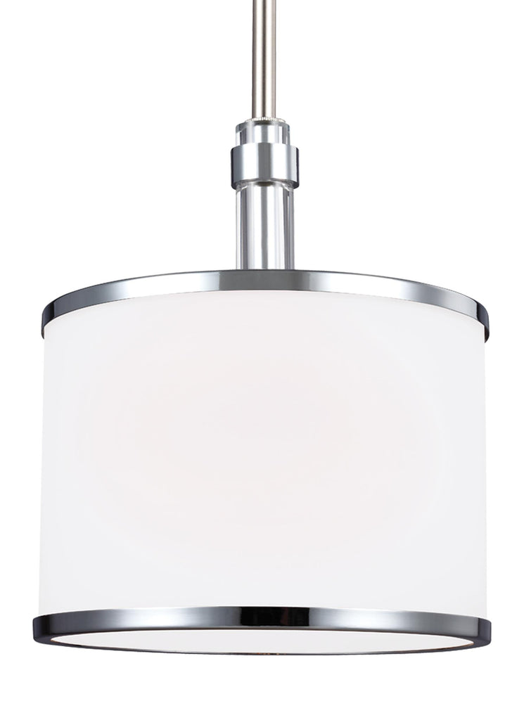 Murray Feiss 1 - Light Mini-Pendant Satin Nickel / Chrome - C140-P1417SN/CH