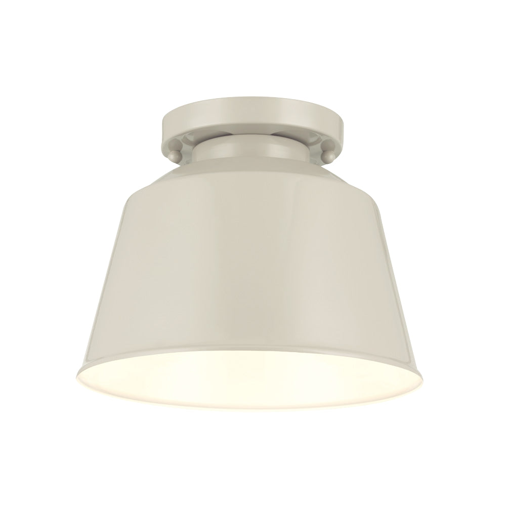 Murray Feiss 1 Bulb Hi Gloss Grey Outdoor Lantern Flushmount - C140-OL15013HGG