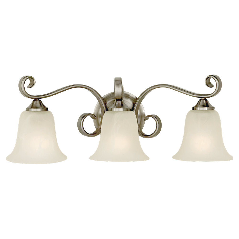 Murray Feiss 3 Bulb Brushed Steel Vanity  - C140-VS10403-BS