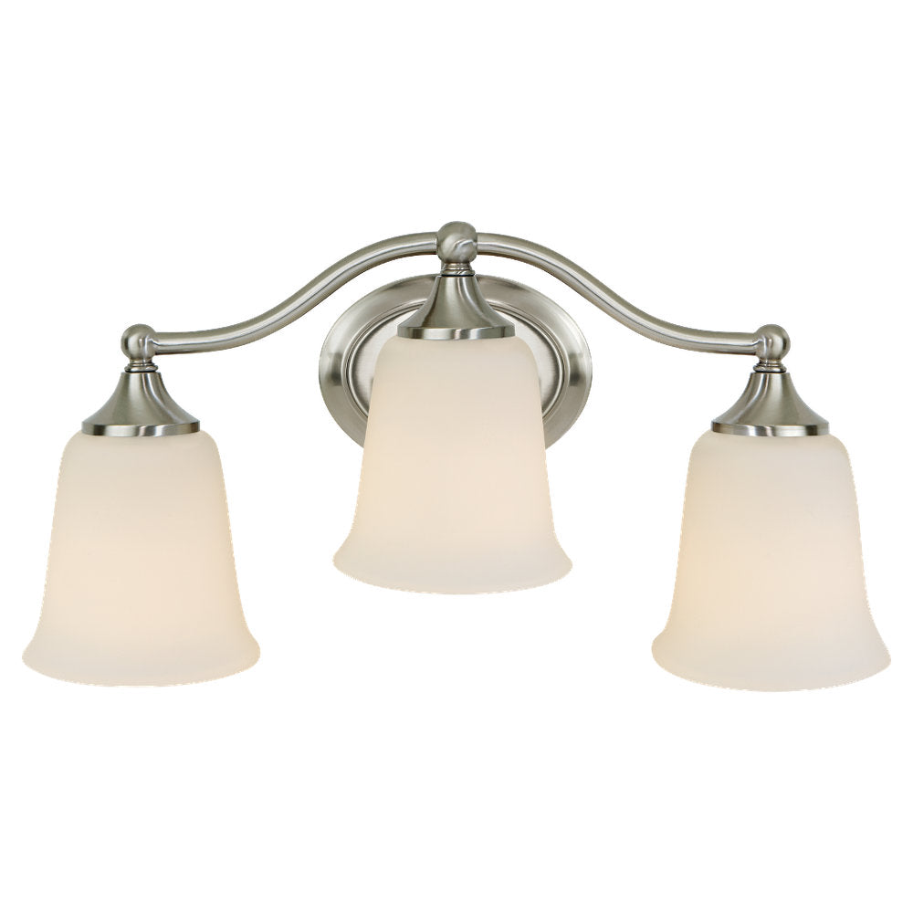 Murray Feiss 3 Bulb Brushed Steel Vanity  - C140-VS10503-BS