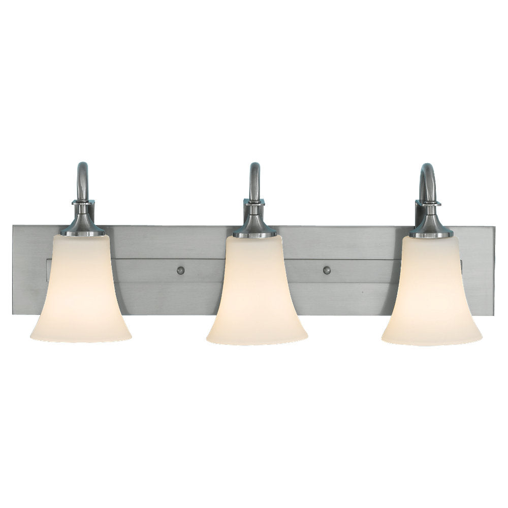 Murray Feiss 3 Bulb Brushed Steel  Vanity  - C140-VS12703-BS