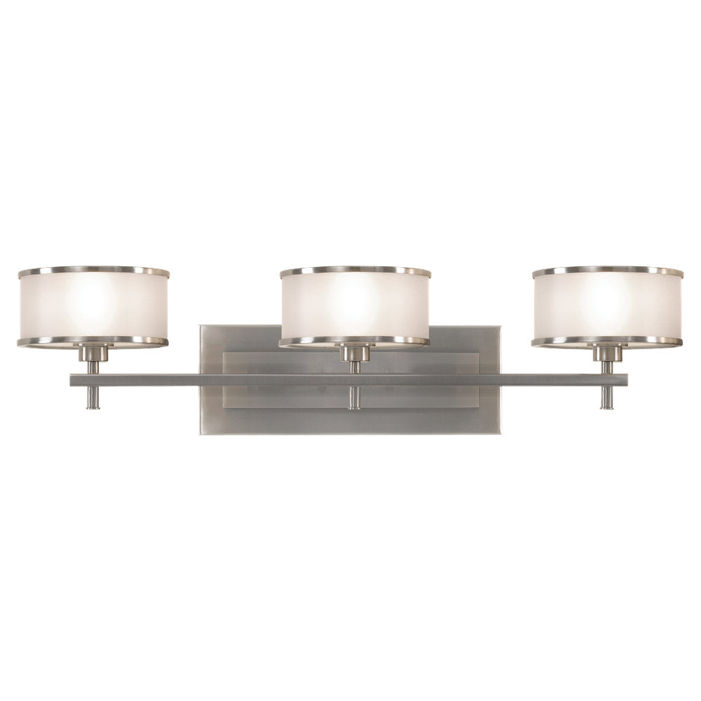 Murray Feiss 3 Bulb Brushed Steel Vanity  - C140-VS13703-BS