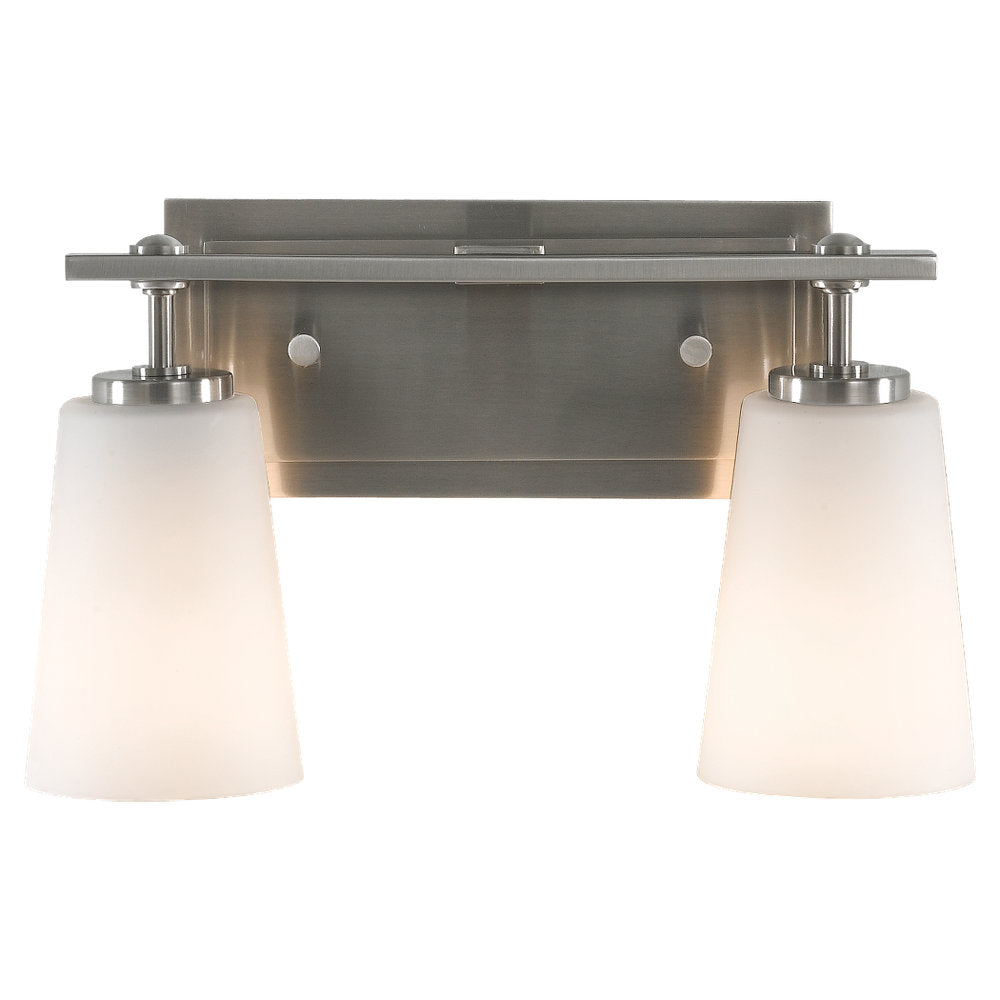 Murray Feiss 2 Bulb Brushed Steel Vanity  - C140-VS14902-BS