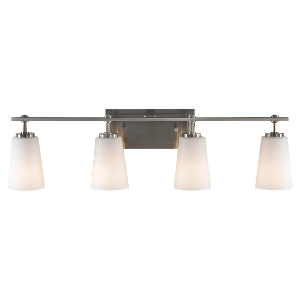 Murray Feiss 4 Bulb Brushed Steel Vanity  - C140-VS14904-BS