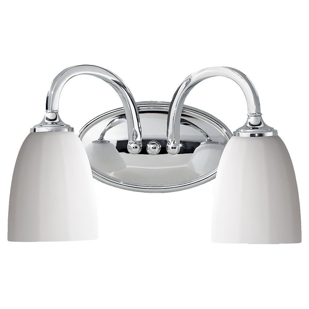 Murray Feiss 2 Bulb Brushed Steel Vanity Strip - C140-VS17402-CH