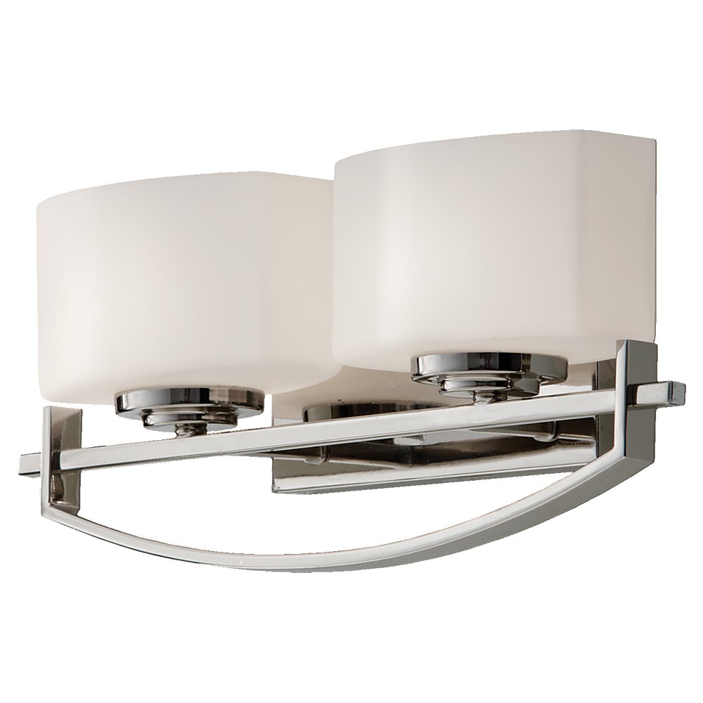 Murray Feiss 2 Bulb Polished Nickel Vanity Strip - C140-VS18202-PN