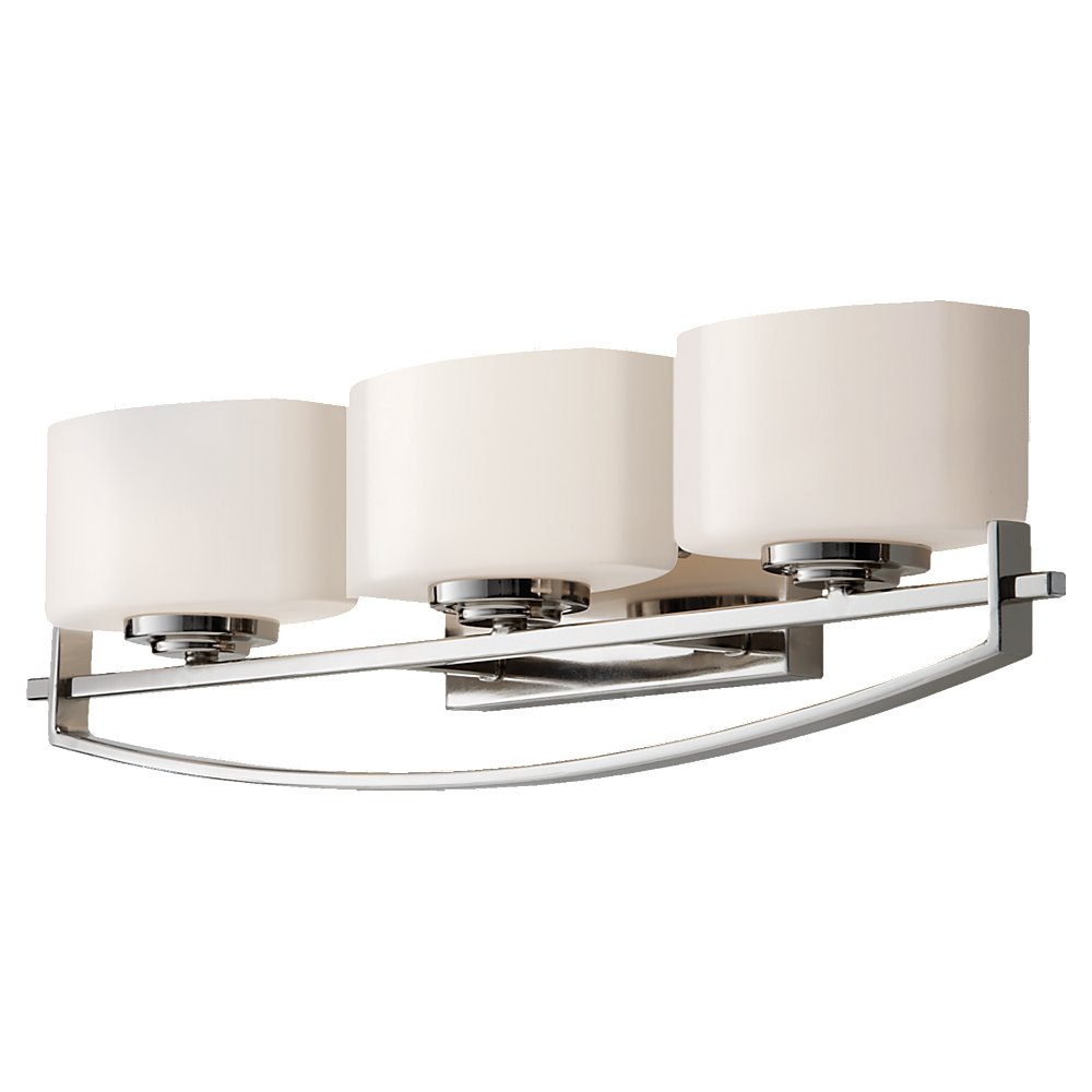 Murray Feiss 3 Bulb Polished Nickel Vanity Strip - C140-VS18203-PN