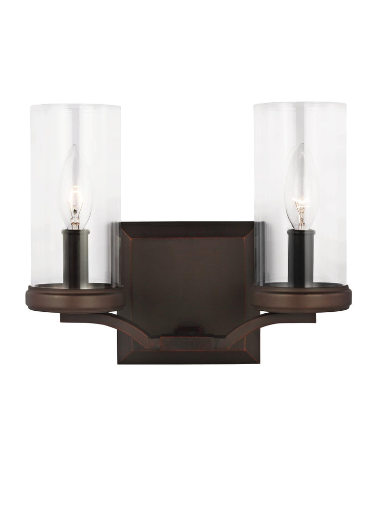 Murray Feiss 2 - Light Vanity Dark Antique Copper / Antique Copper - C140-VS23202DAC/AC