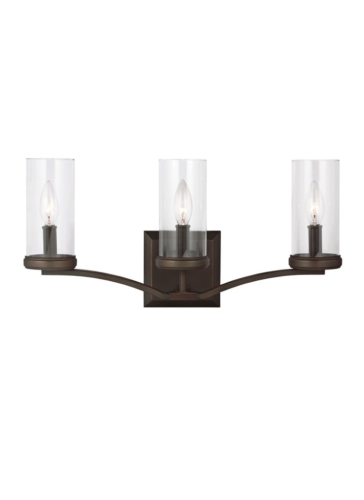 Murray Feiss 3 - Light Vanity Dark Antique Copper / Antique Copper - C140-VS23203DAC/AC