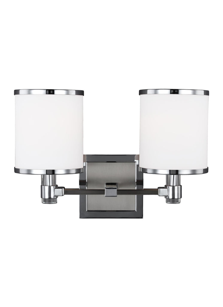 Murray Feiss 2 - Light Vanity Satin Nickel / Chrome - C140-VS23302SN/CH