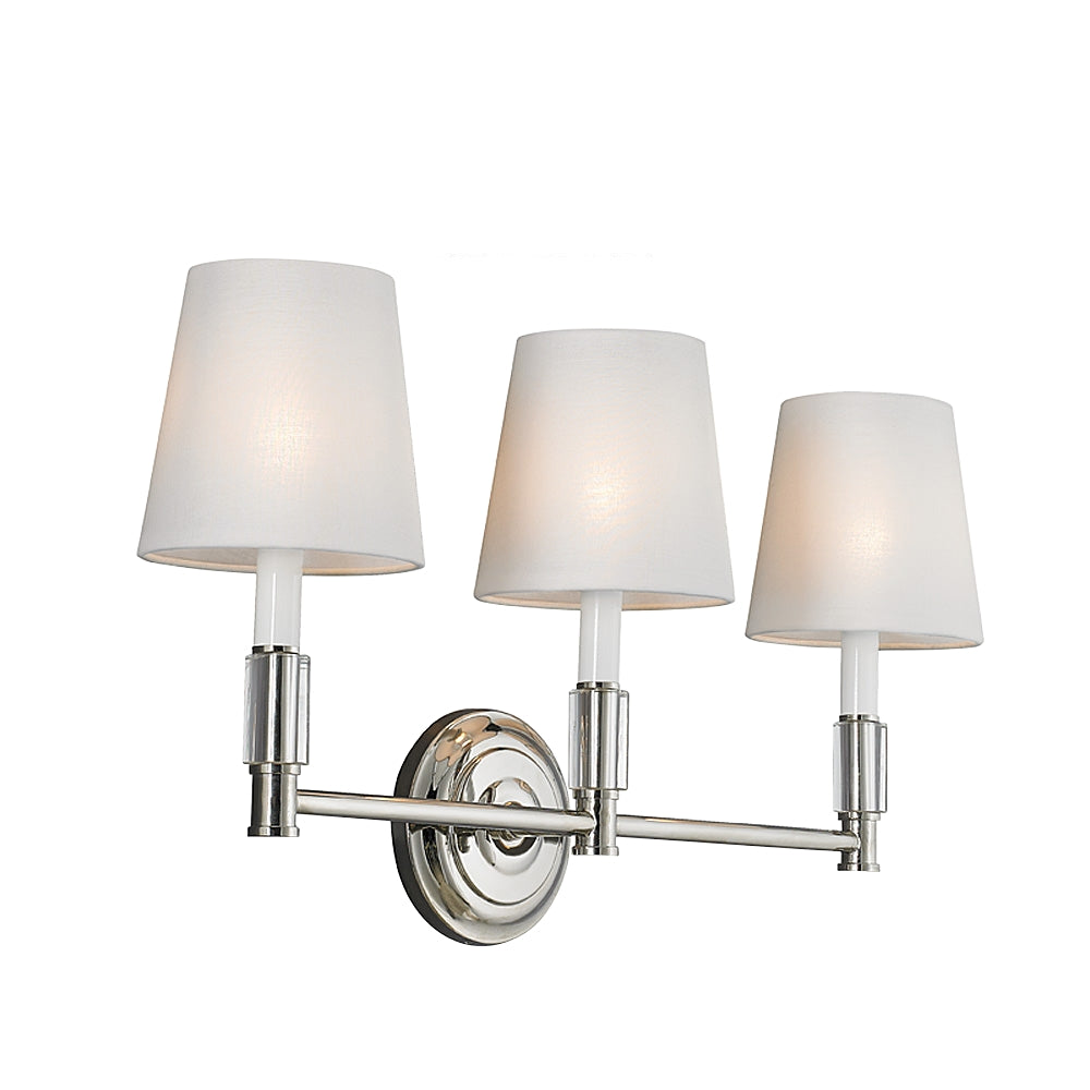 Murray Feiss 3 Bulb Polished Nickel Vanity Strip - C140-VS43003-PN