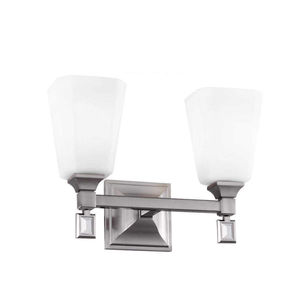 Murray Feiss 2 Bulb Brushed Steel Vanity Strip - C140-VS47002-BS
