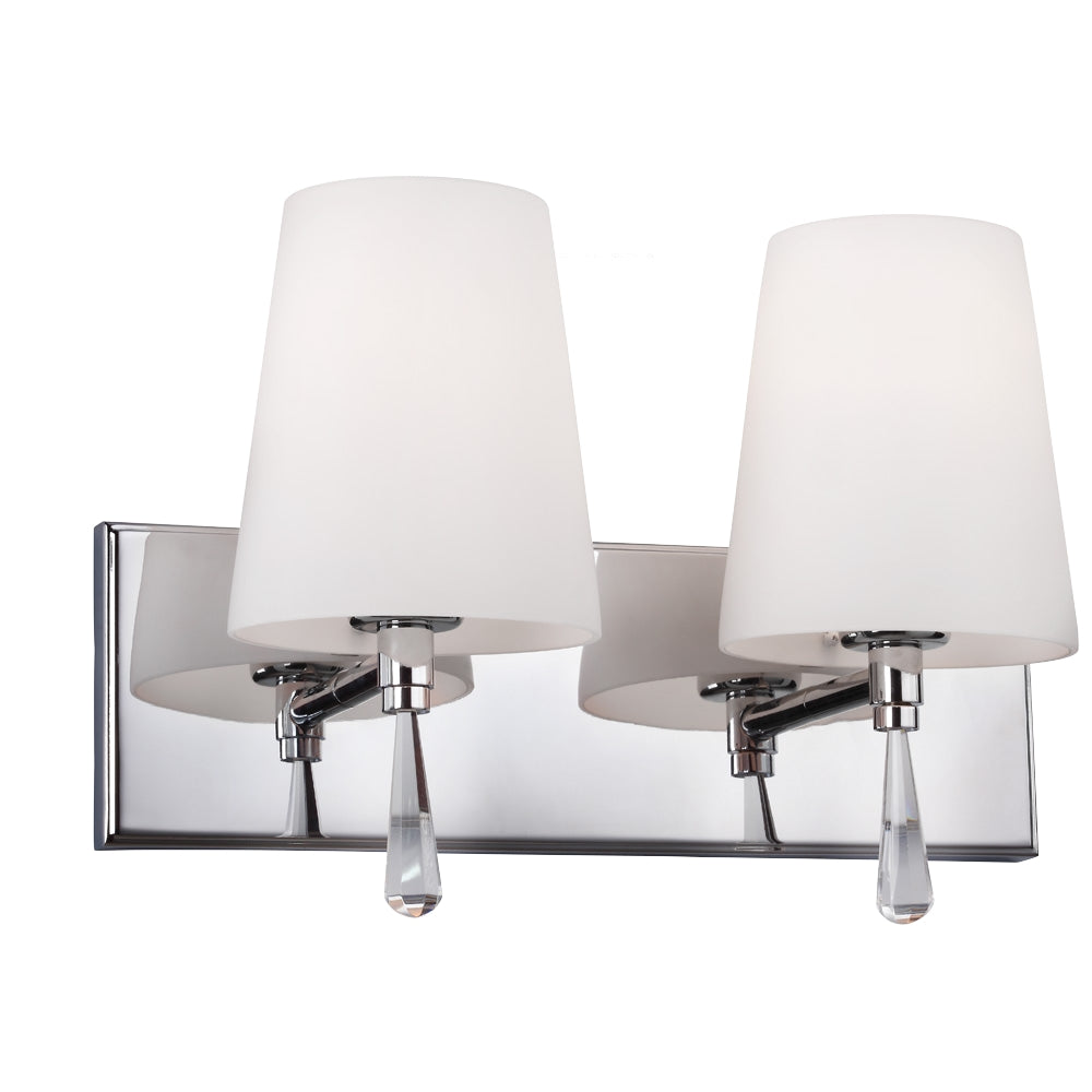 Murray Feiss 2 Bulb Chrome Vanity Strip - C140-VS53002-CH